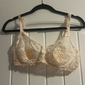 Lise Charmel rose white bra